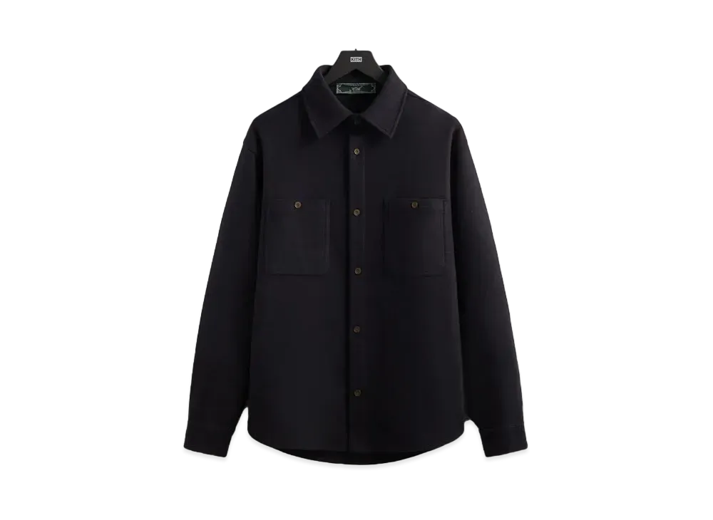 Kith Felted Jersey Apollo Shirt "Aphotic"