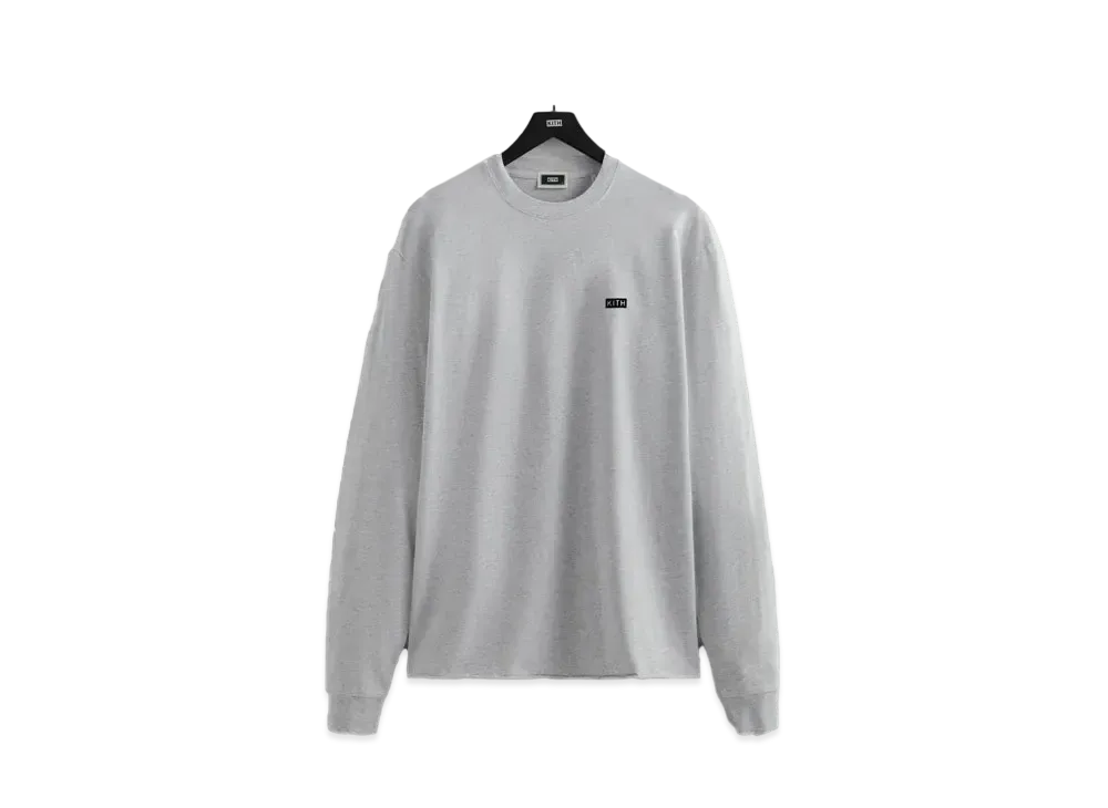 Kith Long Sleeve LAX Tee "Light Heather Grey"