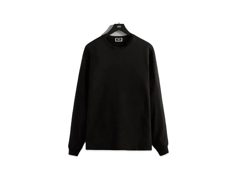Kith Long Sleeve Vintage Tee "Black"