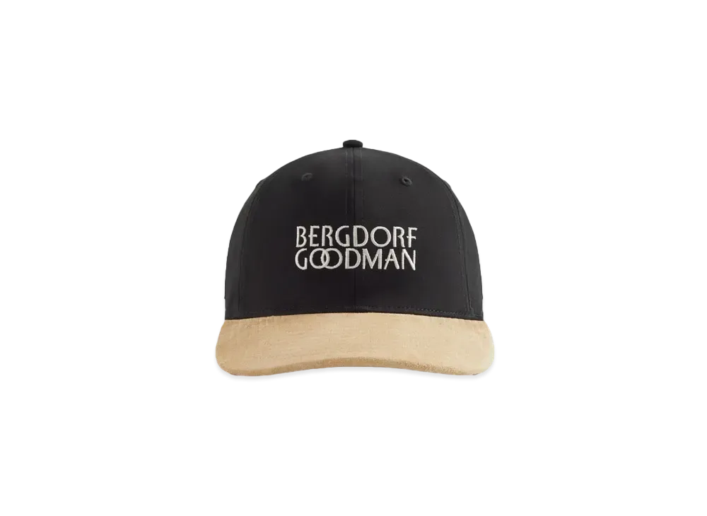 Kith x Bergdorf Goodman Brushed Cotton Cap "Black"
