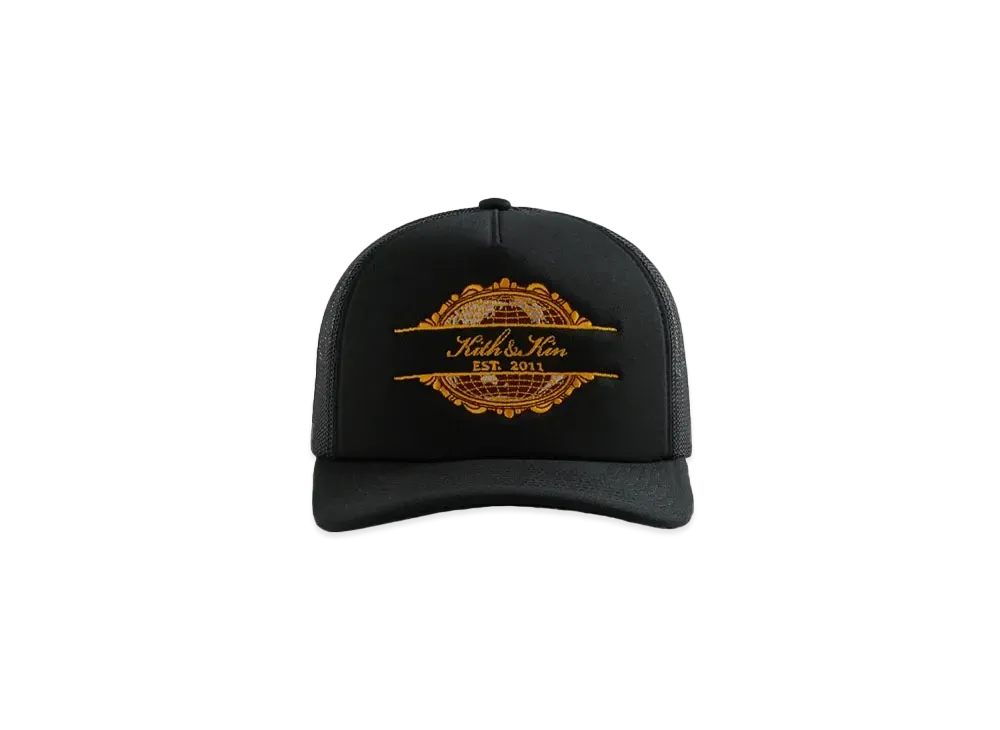 Kith Nolan Poly Foam Trucker "Black"