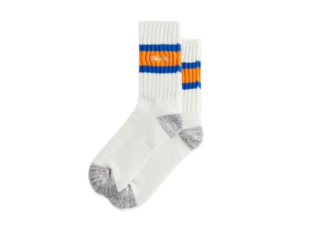 Kith Chunky Rib Striped Crew Socks "Cyclone"