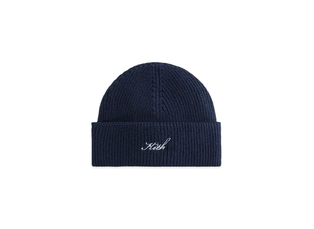 Kith Script Logo Mia Beanie "Nocturnal"