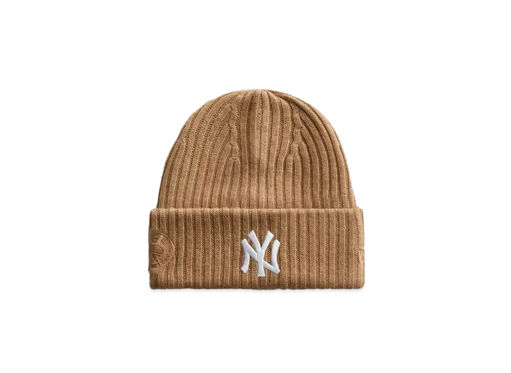 Kith x New Era x New York Yankees Knit Beanie "Chestnut"