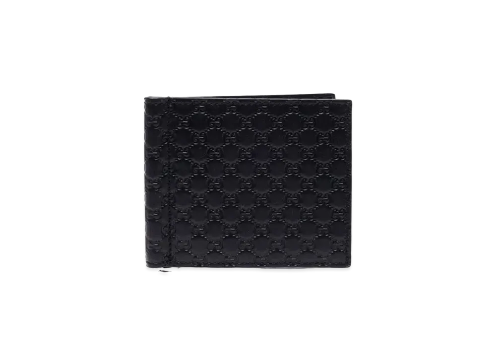 GUCCI Micro Guccissima Margaux Money Clip "Black"
