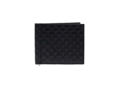 GUCCI Micro Guccissima Margaux Money Clip "Black"