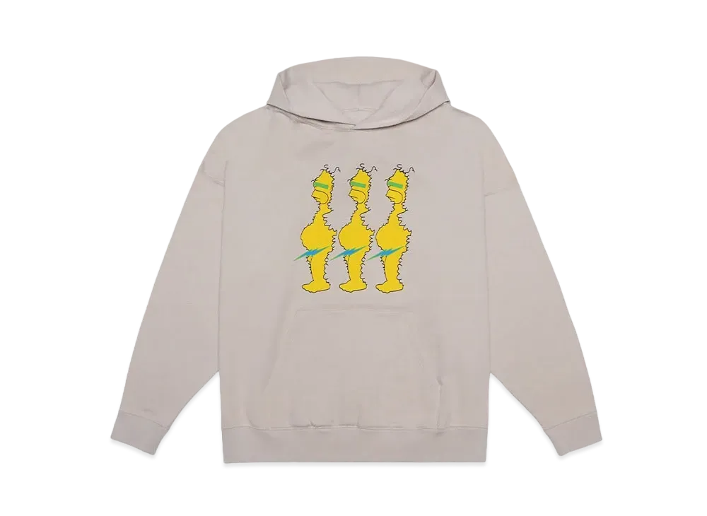 HYPE DROP x TAIN DOUBLE PUSH  YOU GOT ME F*CKED UP BRUSHED PULLOVER HOODIE "SAND"