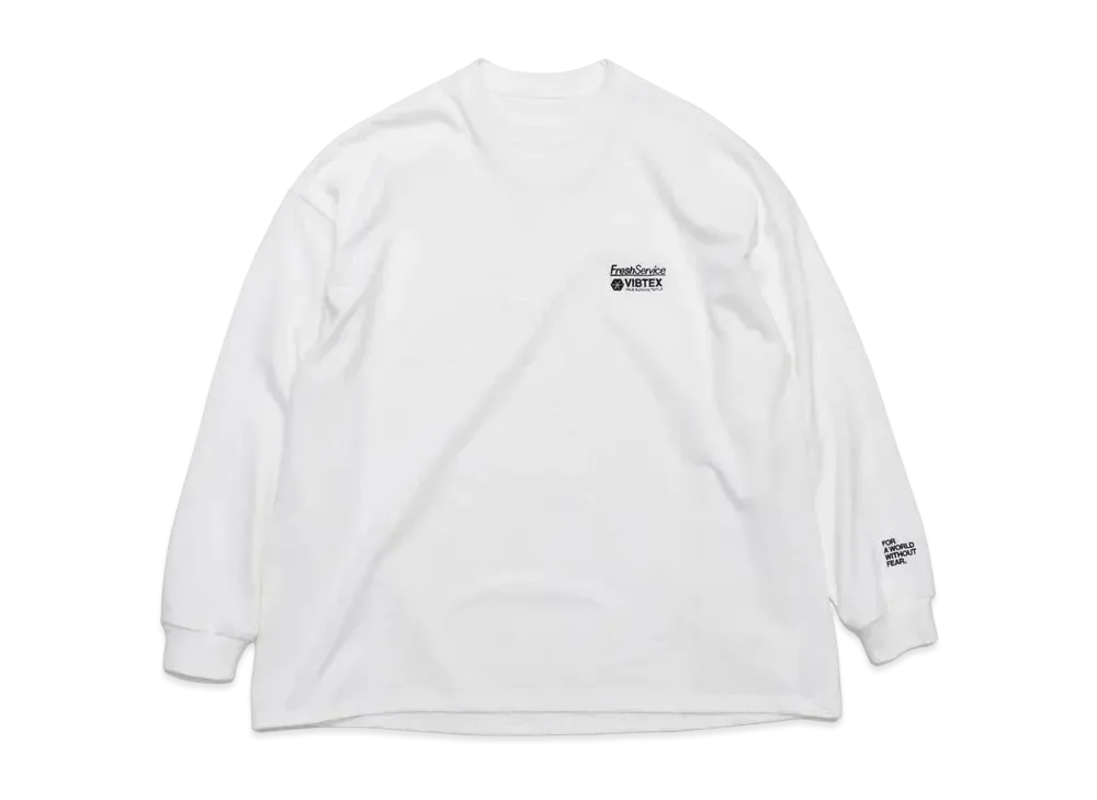FreshService VIBTEX for Freshservice L/S Crew Neck Tee "White"