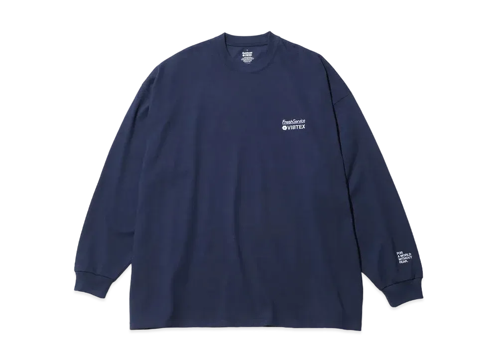 FreshService VIBTEX for Freshservice L/S Crew Neck Tee "Navy"