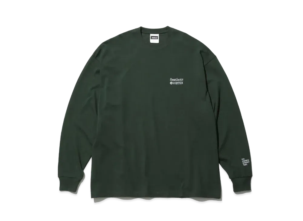 FreshService VIBTEX for Freshservice L/S Crew Neck Tee "Green"