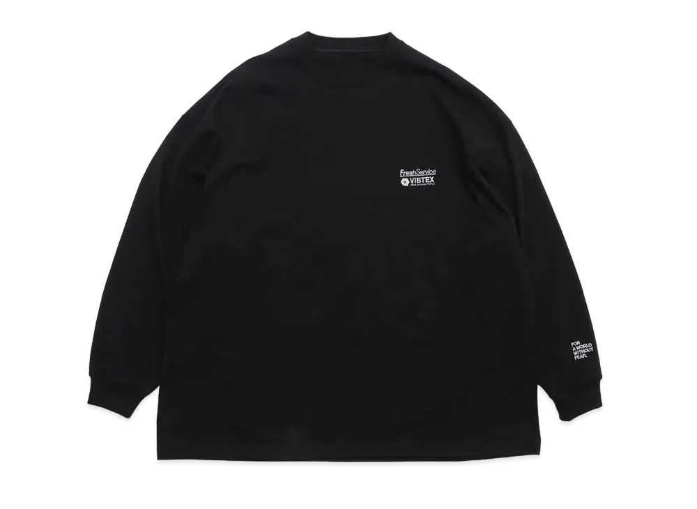 FreshService VIBTEX for Freshservice L/S Crew Neck Tee "Black"