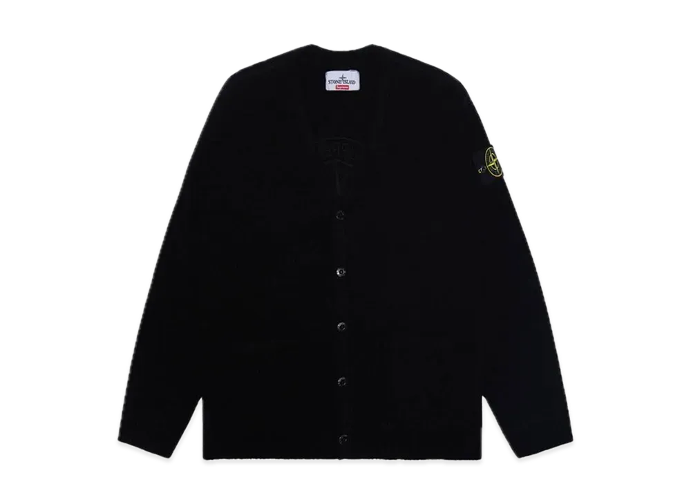 Supreme / Stone Island Boucle Cardigan "Black"