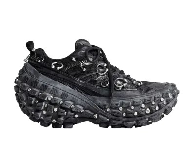 バレンシアガ バウンサー (ディフェンダー) スクリュー ピアーシング スニーカー "ブラック"