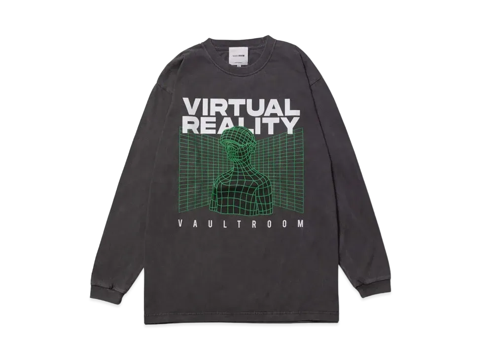 VAULTROOM Virtual Reality L/S Tee "Charcoal"