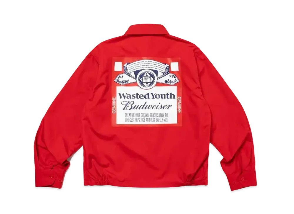 Wasted Youth Drizzler Jacket "Red" / VERDY