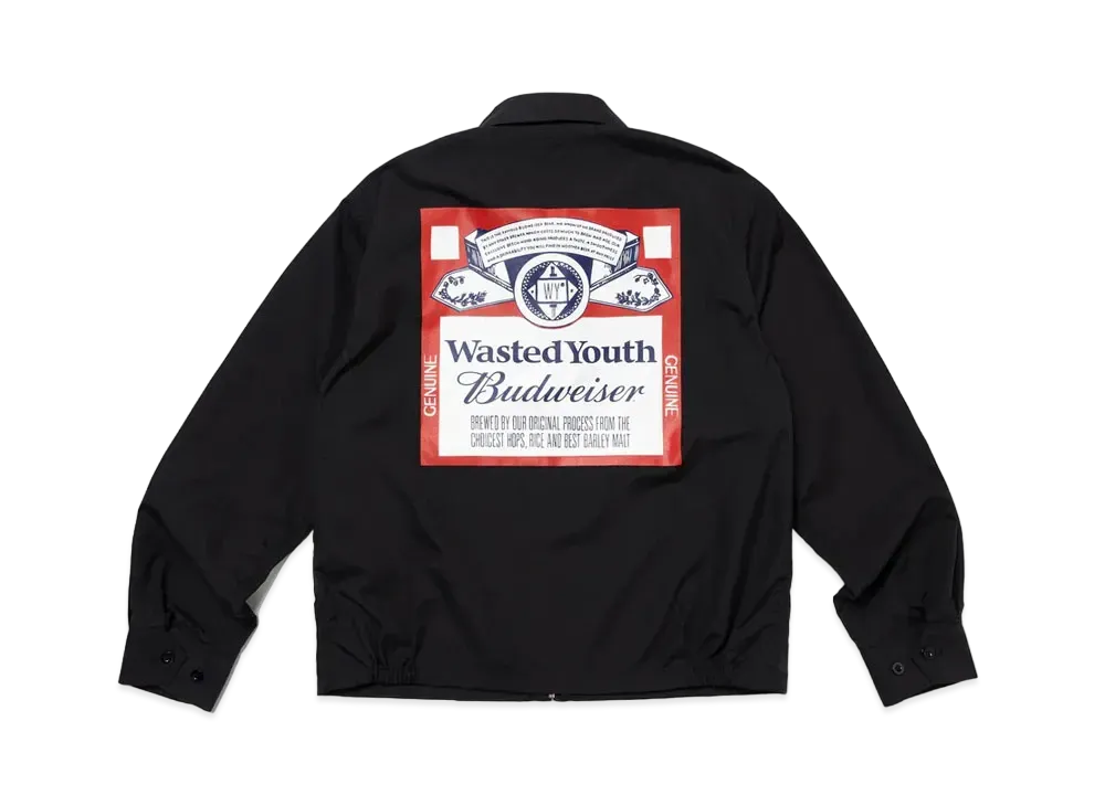 Wasted Youth Drizzler Jacket "Black" / VERDY