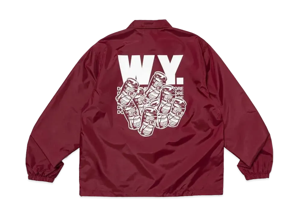 Wasted Youth Coach Jacket "Burgundy" / VERDY