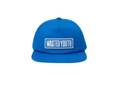 Wasted Youth 5 Panel Snapback Cap "Blue" / VERDY