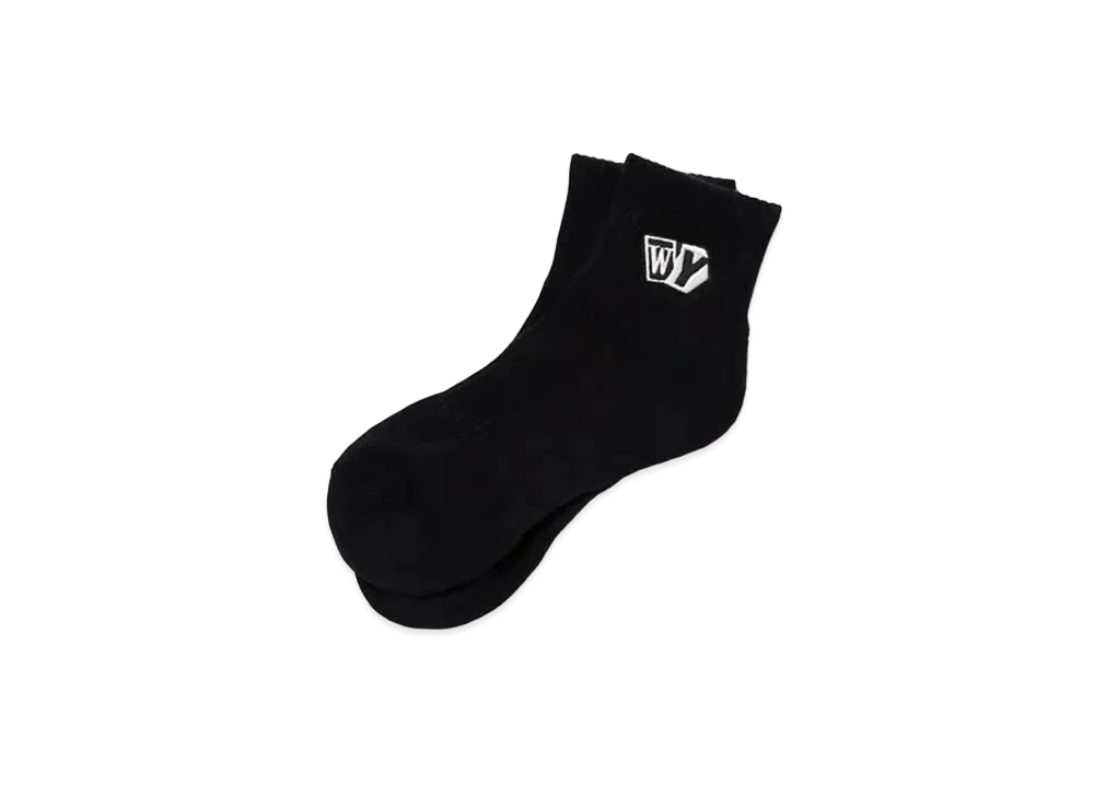 Wasted Youth Short Pile Socks "Black" / VERDY