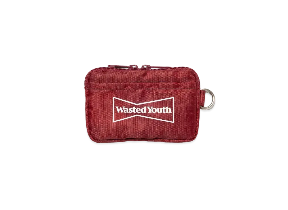 Wasted Youth Travel Case Mini "Burgundy" / VERDY