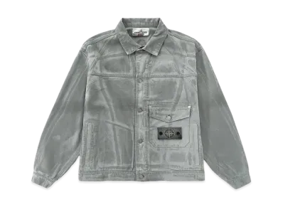 Supreme / Stone Island Denim Trucker Jacket Reflective "Reflective"