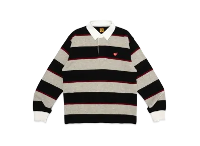 HUMAN MADE Rugby Knit Sweater "Black"