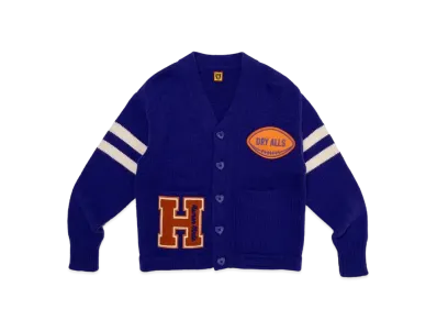 HUMAN MADE Low Gauge Knit Cardigan "Purple"