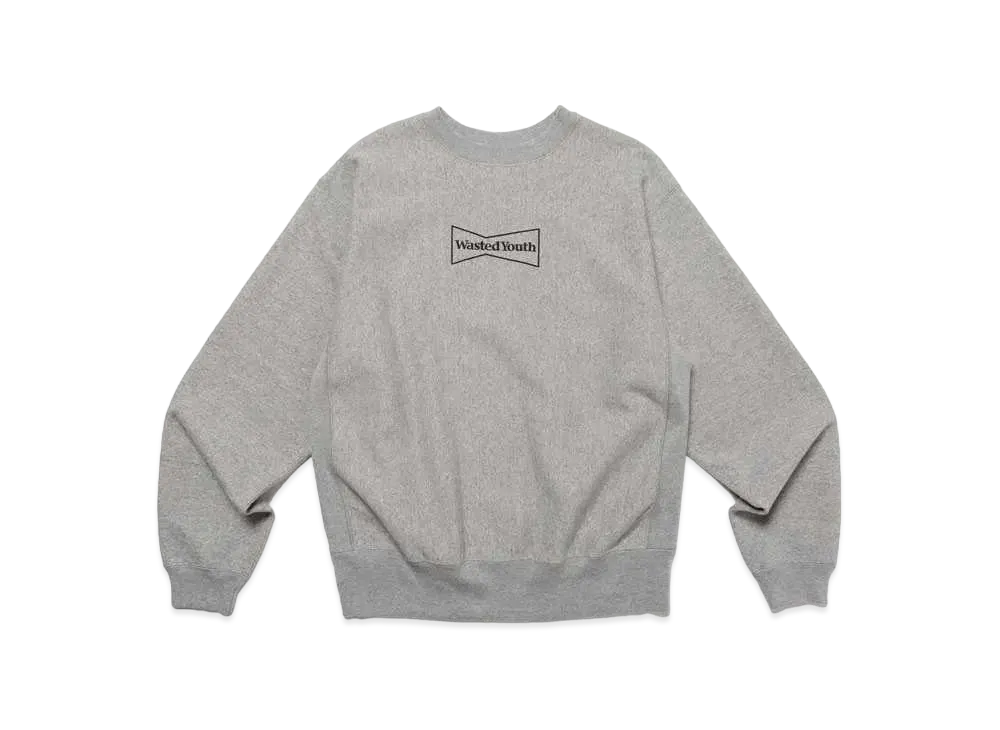 Wasted Youth Sweatshirt #2 OTSUMO PLAZA EXCLUSIVE ITEM "Gray" / VERDY