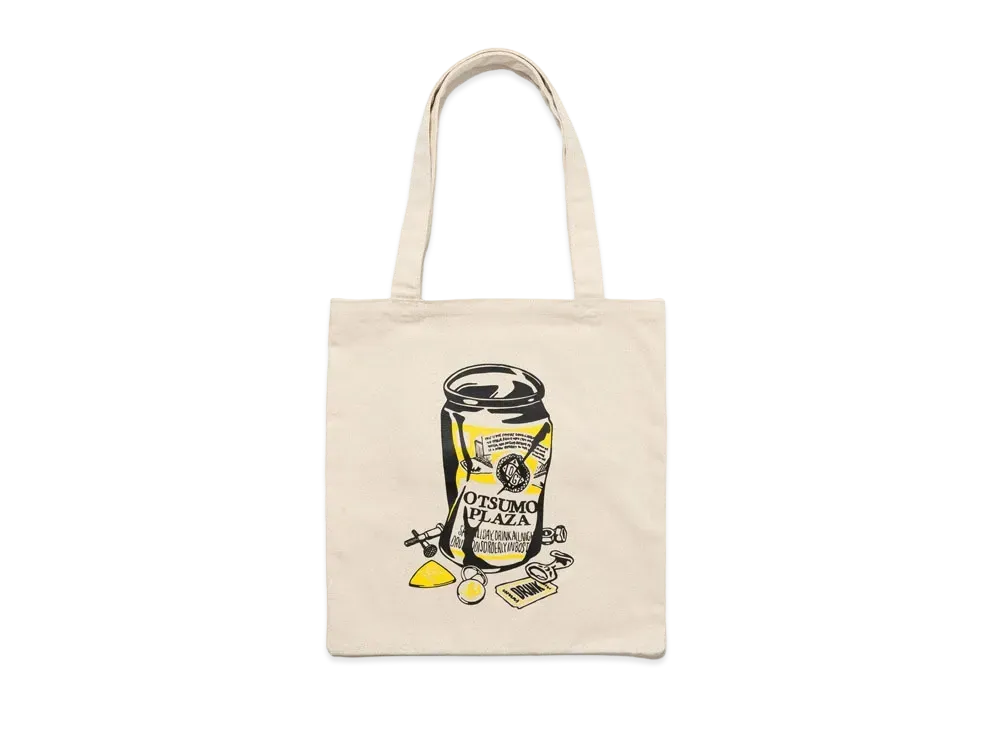 Wasted Youth Canvas Tote Bag OTSUMO PLAZA EXCLUSIVE ITEM "Natural/Yellow" / VERDY