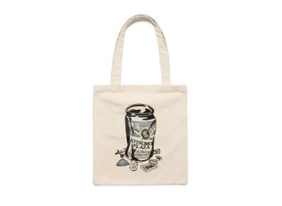 Wasted Youth Canvas Tote Bag OTSUMO PLAZA EXCLUSIVE ITEM "Natural/Gray" / VERDY
