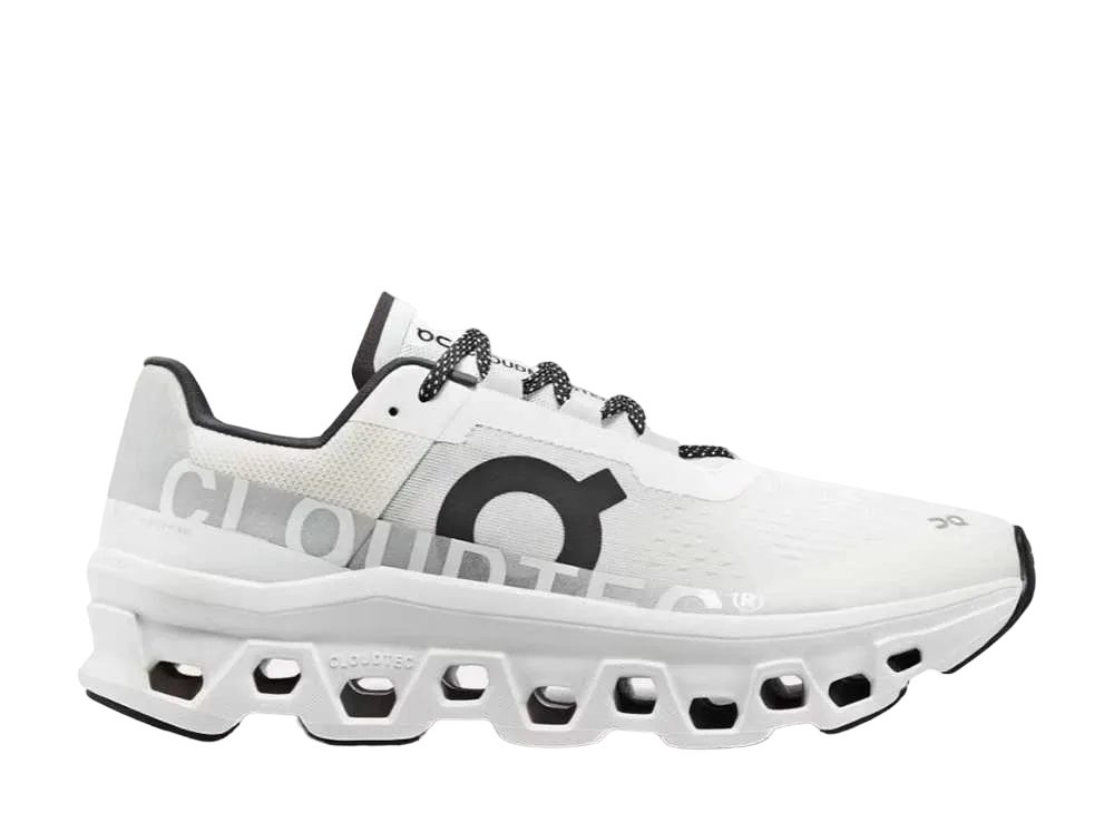 On Cloudmonster "Undyed White/White"