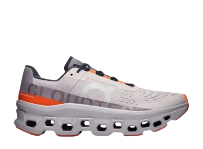 On Cloudmonster "Pearl/Flame"