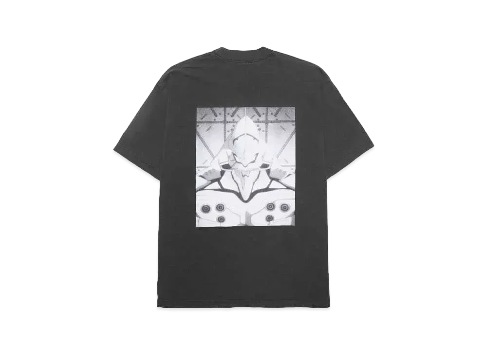 EVANGELION x F.M.C.D. VINTAGE WASH SS TSHIRT 002 "BLACK"