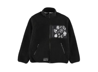 WIND AND SEA NBA Reversible Fleece Jacket "Black"