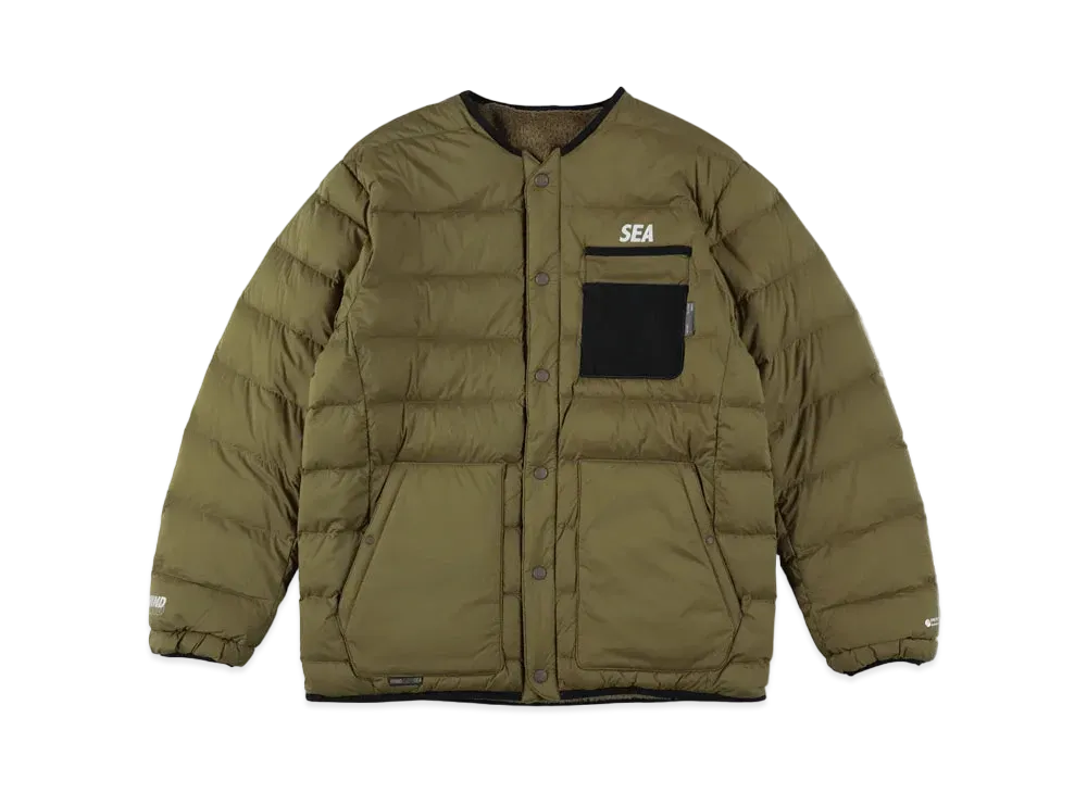 ★ウィンダンシー ★AFD X WDS DOWN MUFF /OLIVE 11/4発売｜ALLIED FEATHER + DOWN / NBA × WIND AND SEA collection