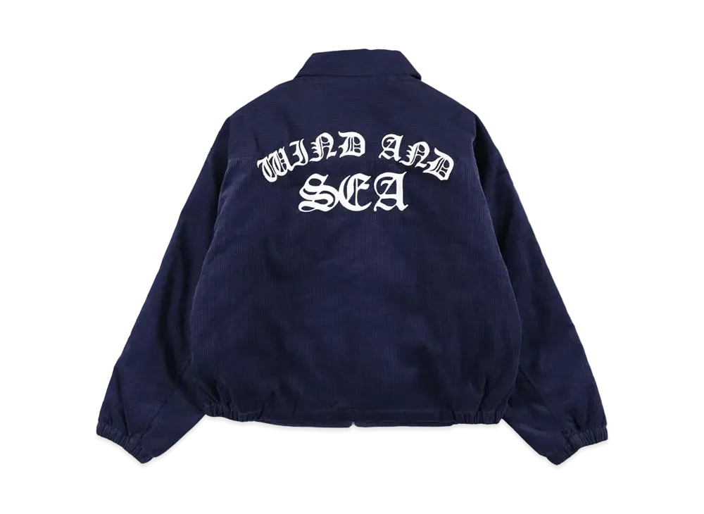 WIND AND SEA Corduroy Blouson "Navy"