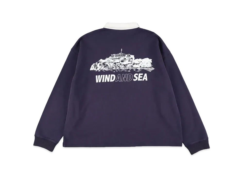WIND AND SEA Big Rugger Sweat "Navy"