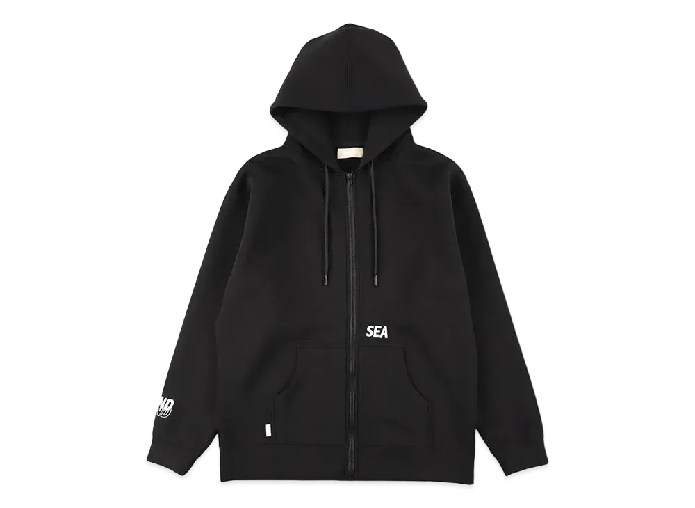 WIND AND SEA WDS-ES Cardboard Zip Up Hoodie "Black"