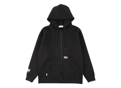 WIND AND SEA WDS-ES Cardboard Zip Up Hoodie "Black"