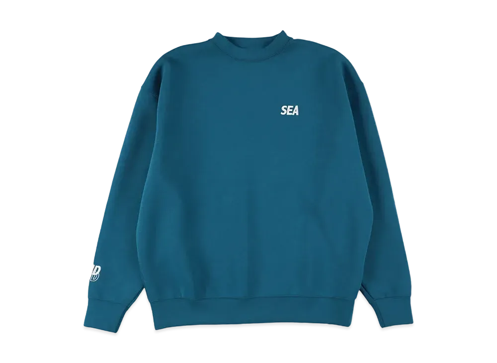 WIND AND SEA WDS-ES Cardboard Crew Neck "Sea Blue"