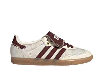 Wales Bonner × adidas Samba Pony Tonal Low "Cream White/Mystery Brown"