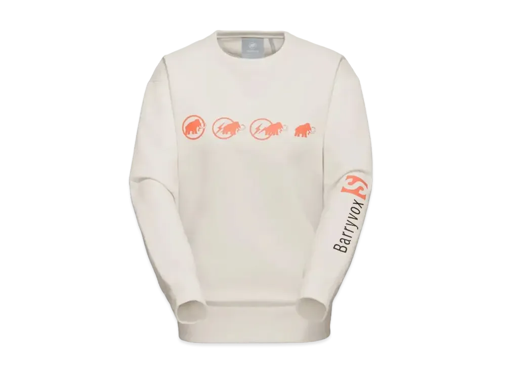 FRAGMENT x MAMMUT Barryvox ML Crew Neck with FRGMT "White"