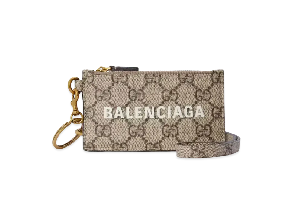 GUCCI x BALENCIAGA The Hacker Strap With Card Case "Beige/Ebony"