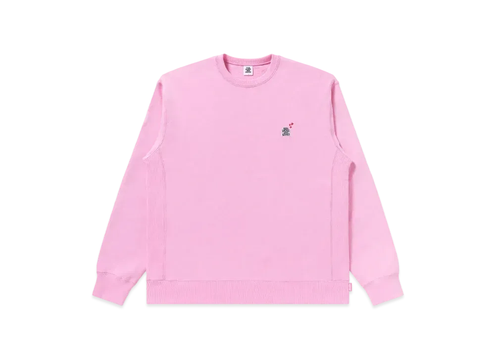 Blackeyepatch Small OG Label Deco Crew Sweat "Pink"