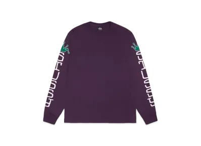 Stussy Jumbo LS Tee Pigment Dyed "Purple"