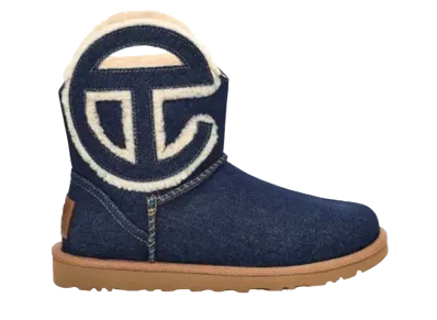 Telfar × UGG Logo Mini Boot "Indigo Denim"
