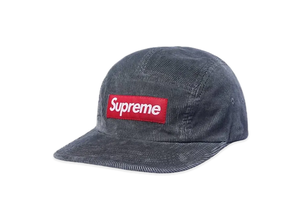 Supreme Corduroy Camp Cap "Grey" (23FW)