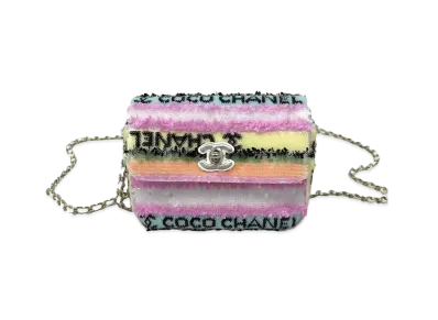 CHANEL Classic Sequins Mini Flap Bag "Multi/Silver"