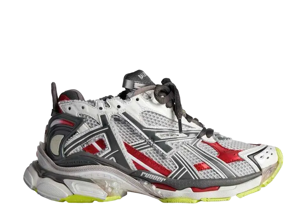 BALENCIAGA Runner Sneaker "Black/Red/Neon Yellow"