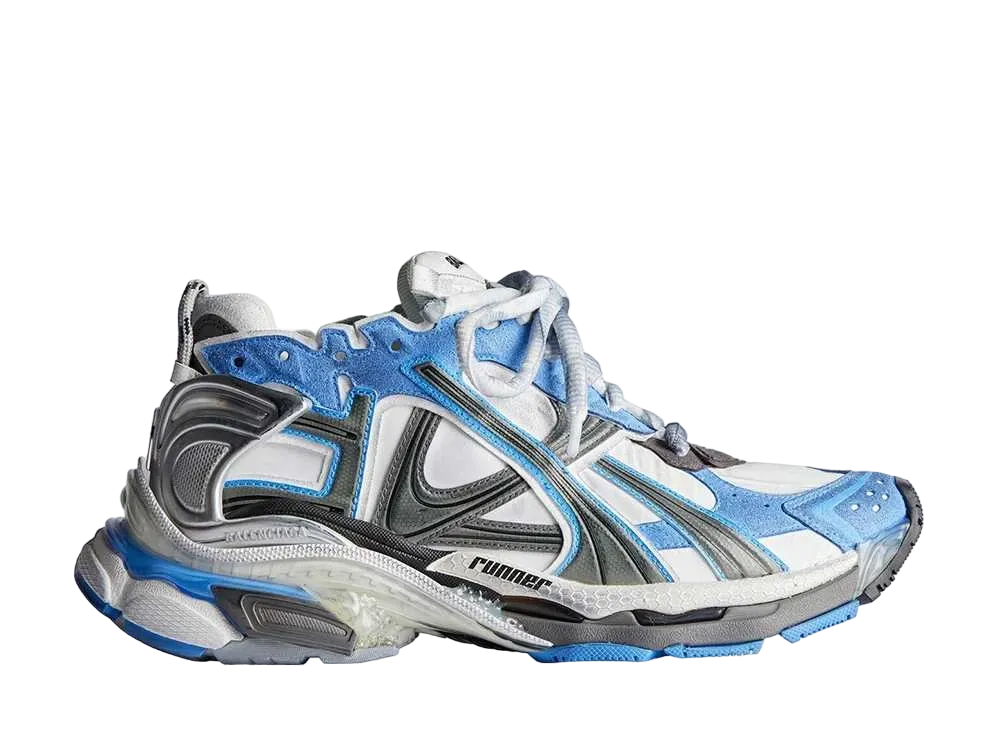 バレンシアガ ランナー スニーカー "ブルー/ホワイト/グレー"